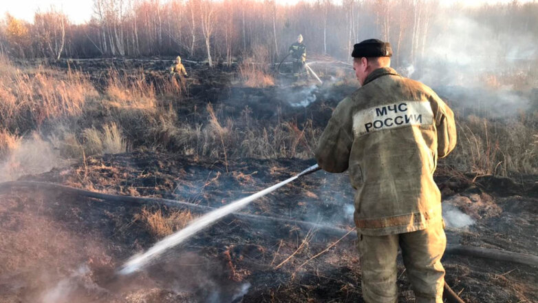 В МЧС раскрыли возможную причину горящих торфяников в Екатеринбурге