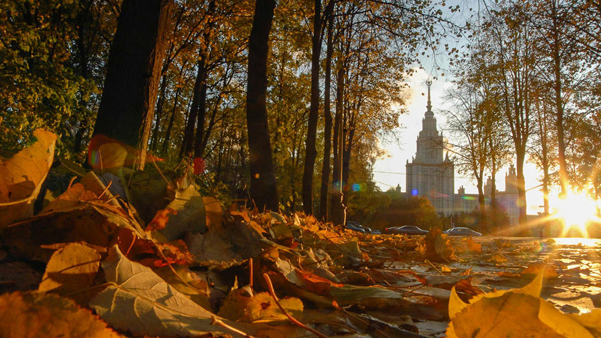 москва в октябре