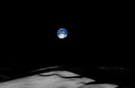 Астрономы показали, как выглядят Земля и Солнце с южного полюса Луны