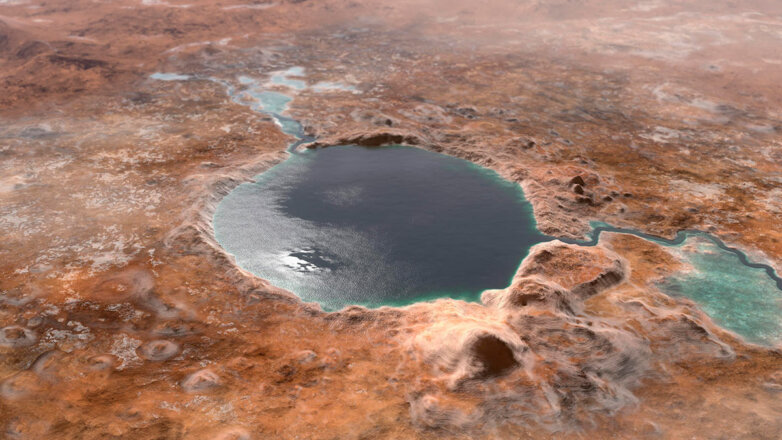 кратер Езеро на Марсе