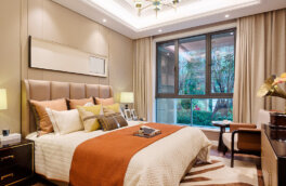 Дизайн спальни: как правильно сочетать шторы и покрывала