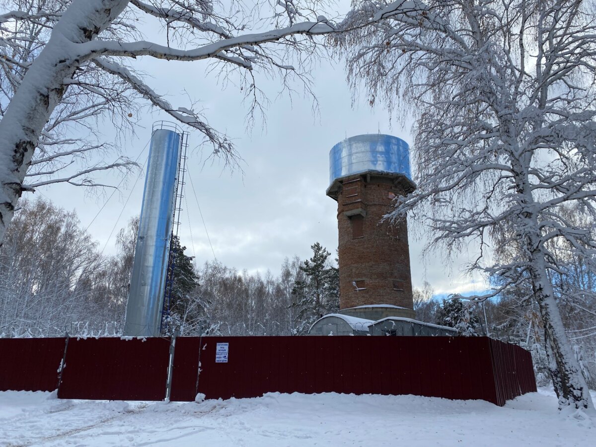 Учалинский ГОК отремонтировал водонапорную башню