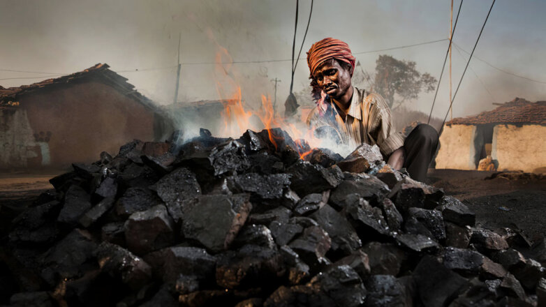 "Добыча угля в Индии"