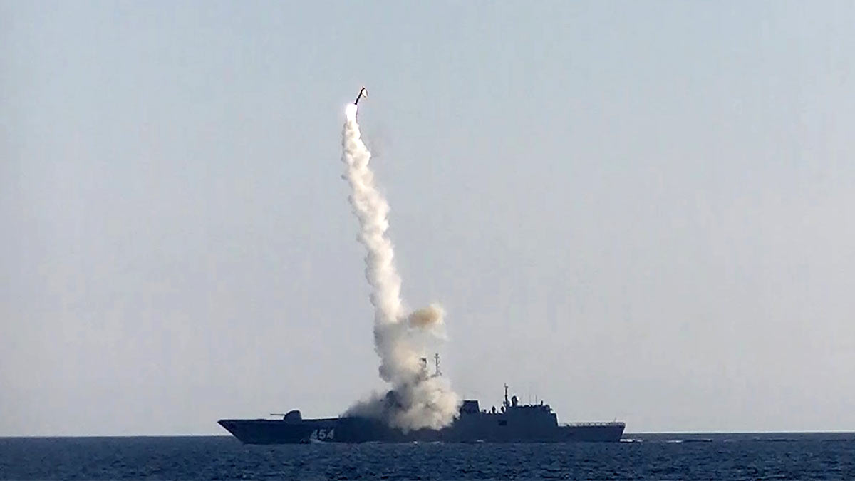 Российский фрегат успешно отстрелялся 