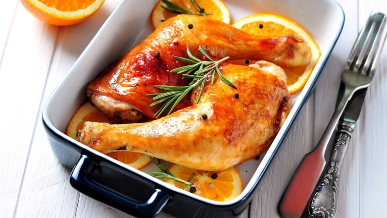 Новогодняя кухня: рецепт курицы с апельсинами в духовке