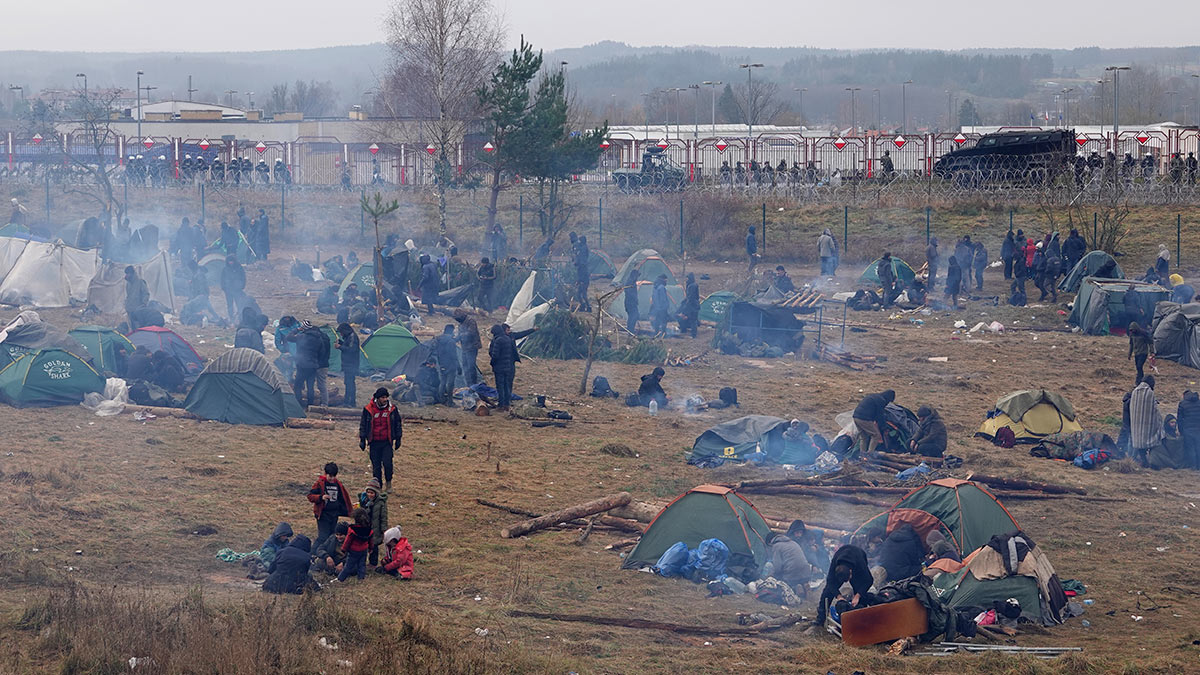 Беженцы на границе