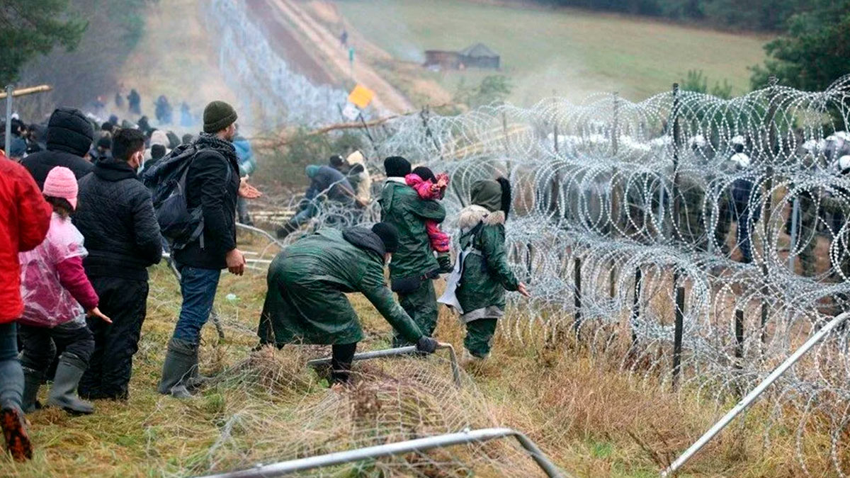 Миграционный кризис на границе Польши и Белоруссии