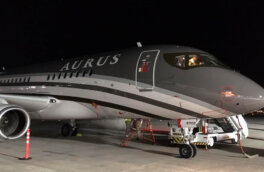 Стоимость российского бизнес-джета Aurus раскрыли на авиасалоне в Дубае