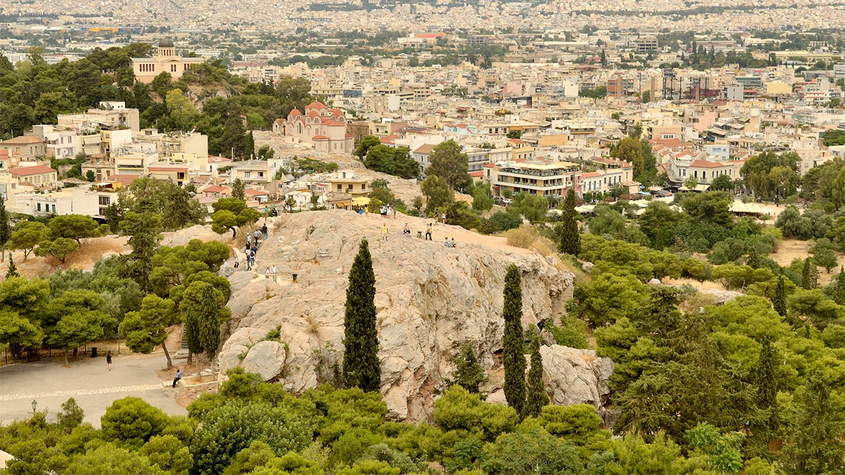Холм Ареопа, Афины