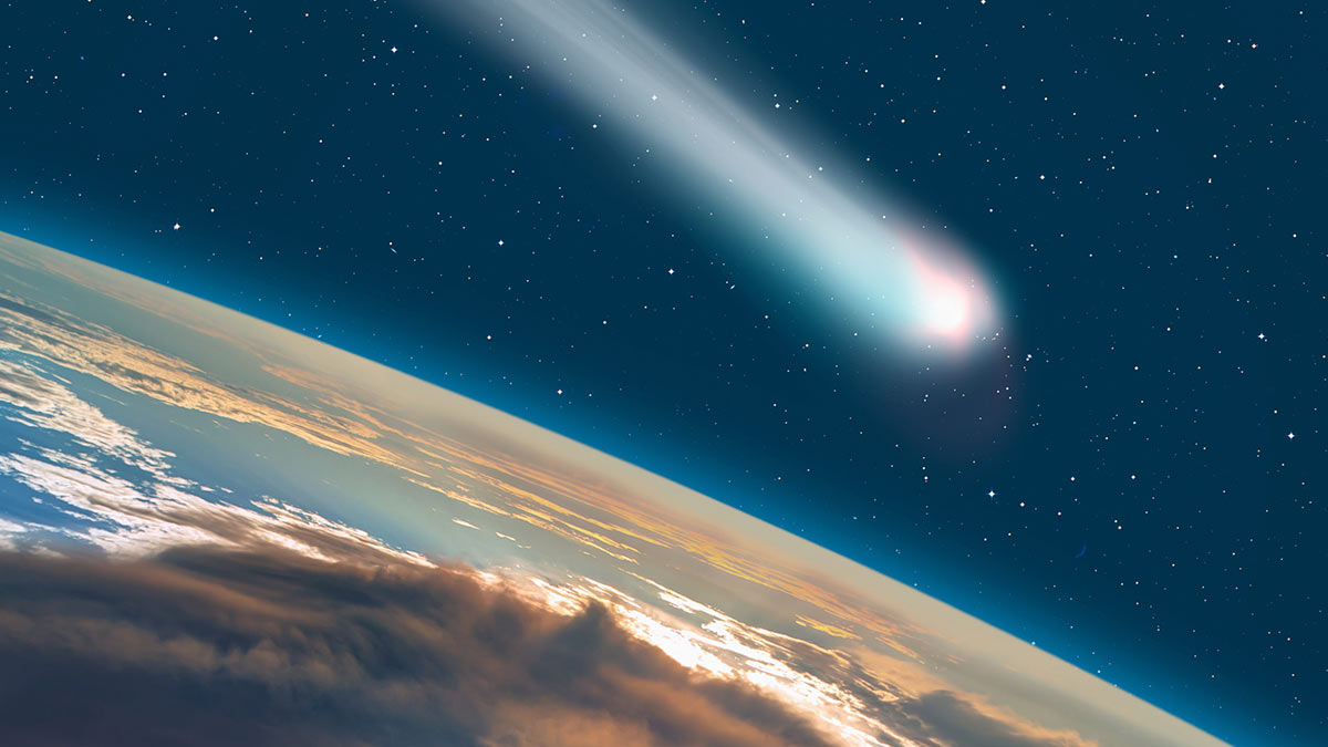яркая комета