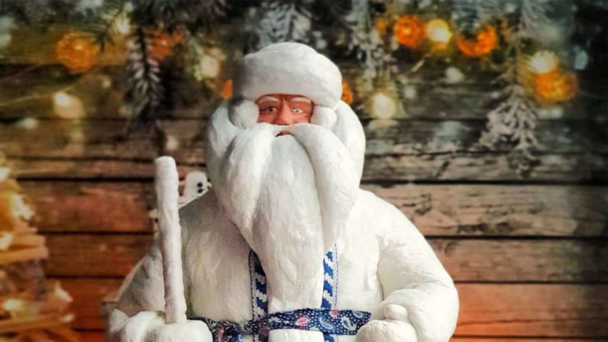 Дед Мороз из ваты