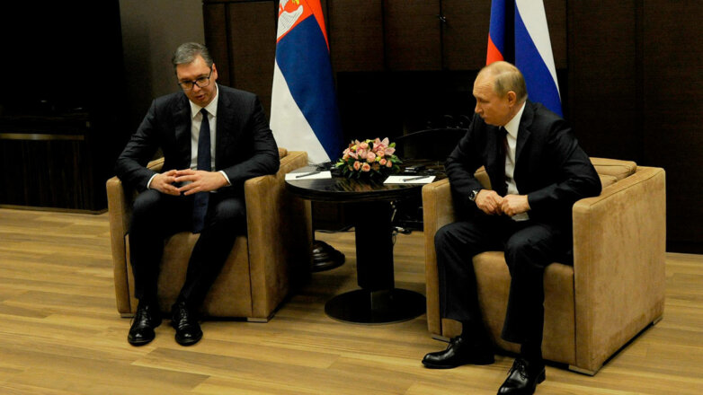 Путин обсудил с Вучичем поставки газа в Сербию