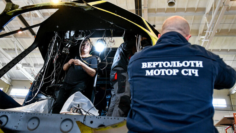 Производство вертолетов на заводе "Мотор Сич" в Запорожье