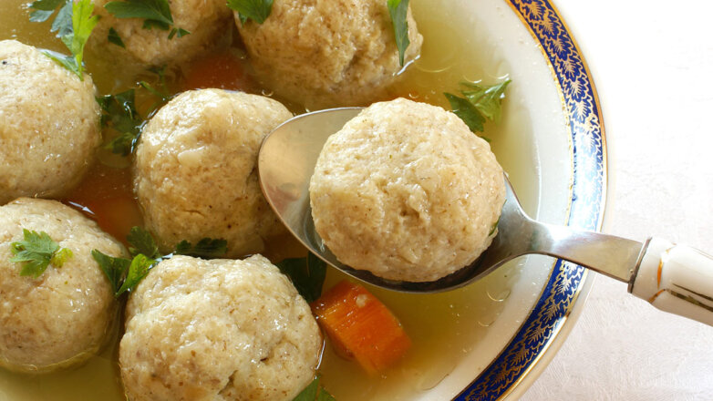 Куриные клецки