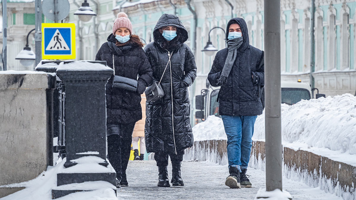О возможных морозах до -20 на следующей неделе предупредили москвичей