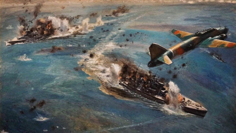 Закат владык морей: британские линкоры против японской авиации