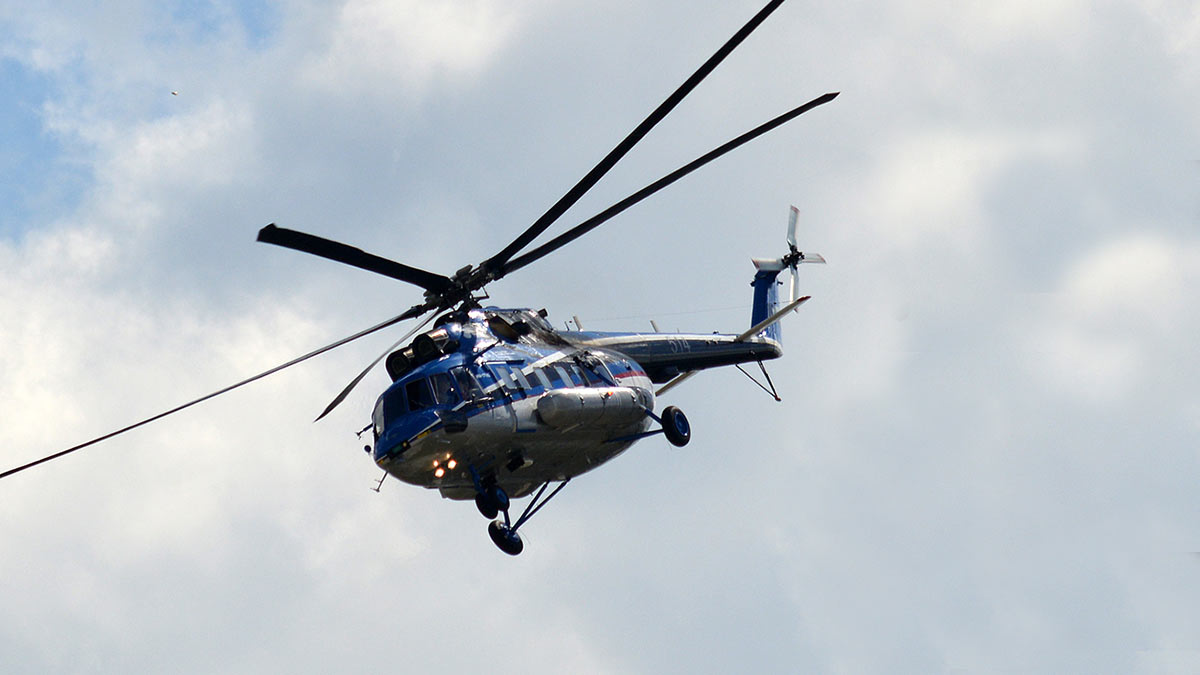 Вертолет Ми-8 совершил жесткую посадку под Ульяновском