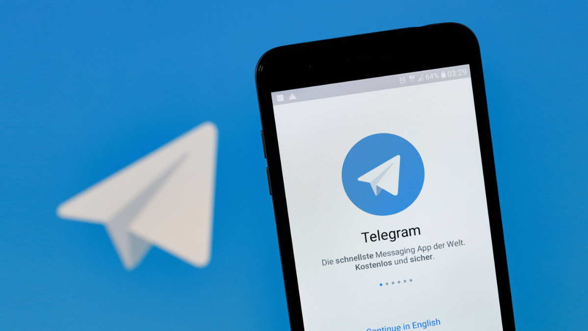 Telegram логотип