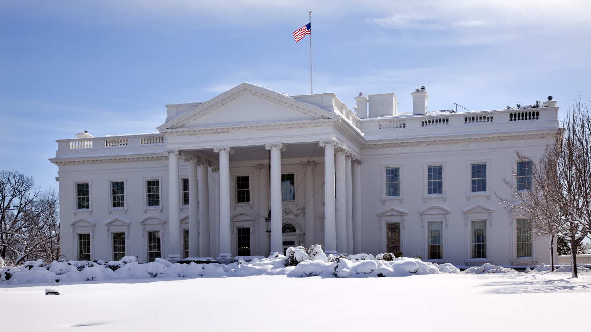 Здание Белого дома в Вашингтоне