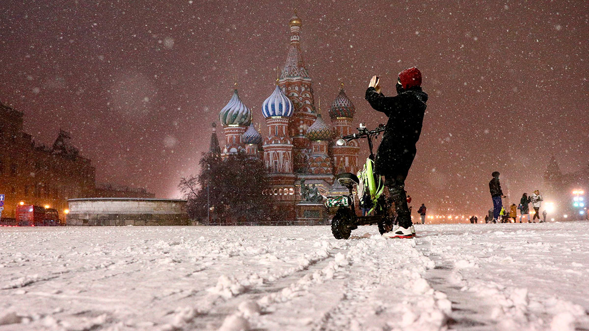 Холодная ночь в Москве