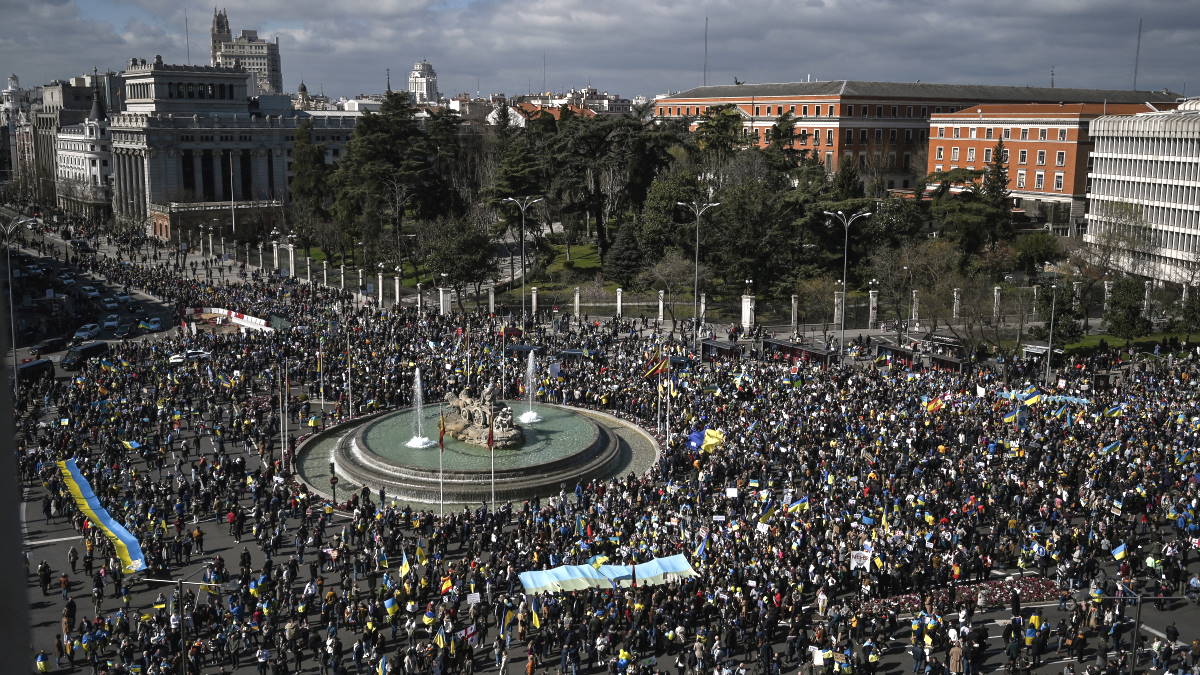 Демонстрация в Мадриде