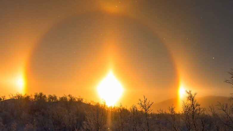 Синоптик объяснил появление "ложного солнца" над Москвой