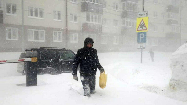 Режим ЧС объявили в Южно-Сахалинске из-за неблагоприятной погодной обстановки