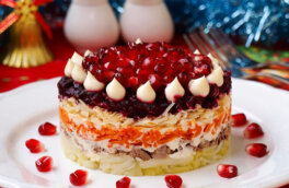 Праздничная кухня: слоеный салат "Генерал" с говядиной