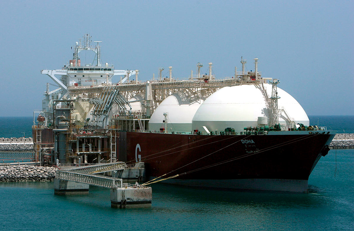 Перевозка сжиженного газа в Катаре