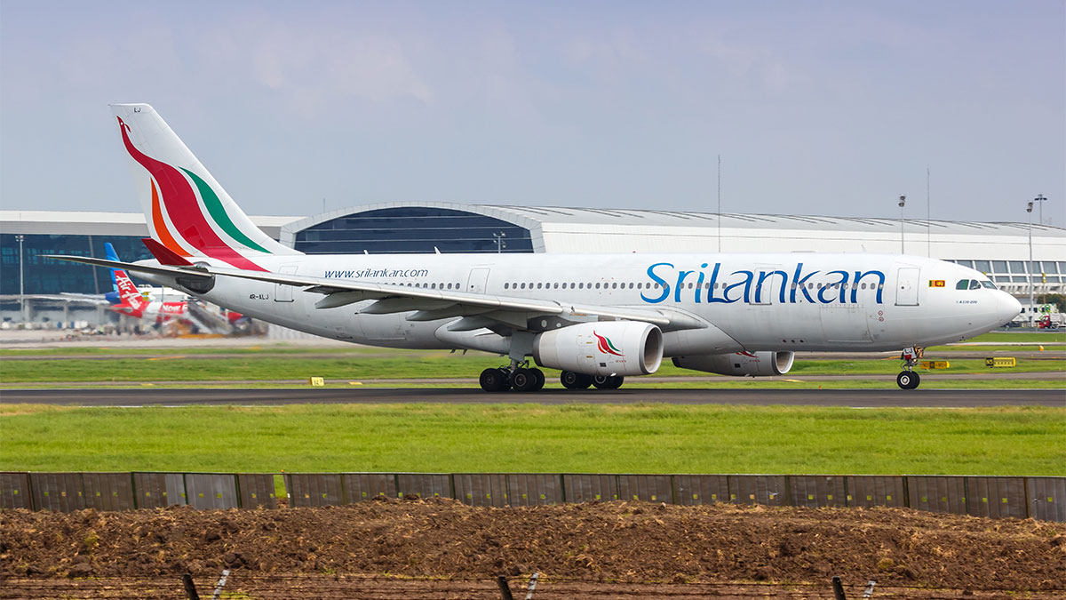 Самолет SriLankan Airlines