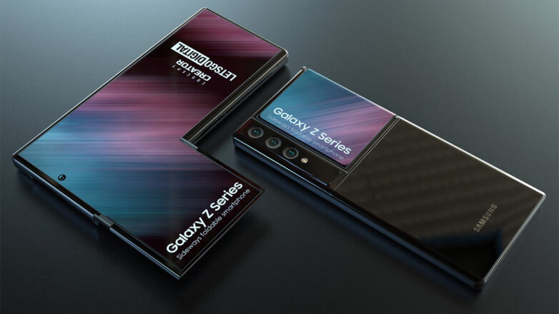 Samsung запатентовала смартфон необычной формы