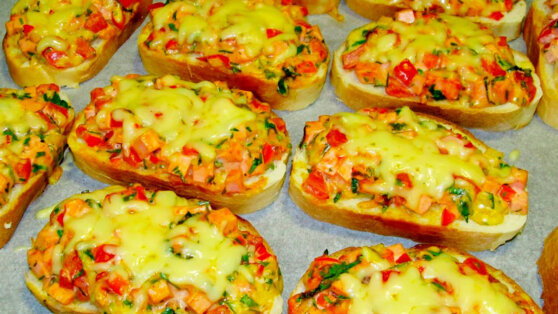 30 минут на кухне: горячие бутерброды 