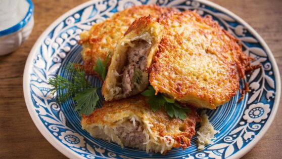 Вкусно и сытно: картофельные колдуны с мясом