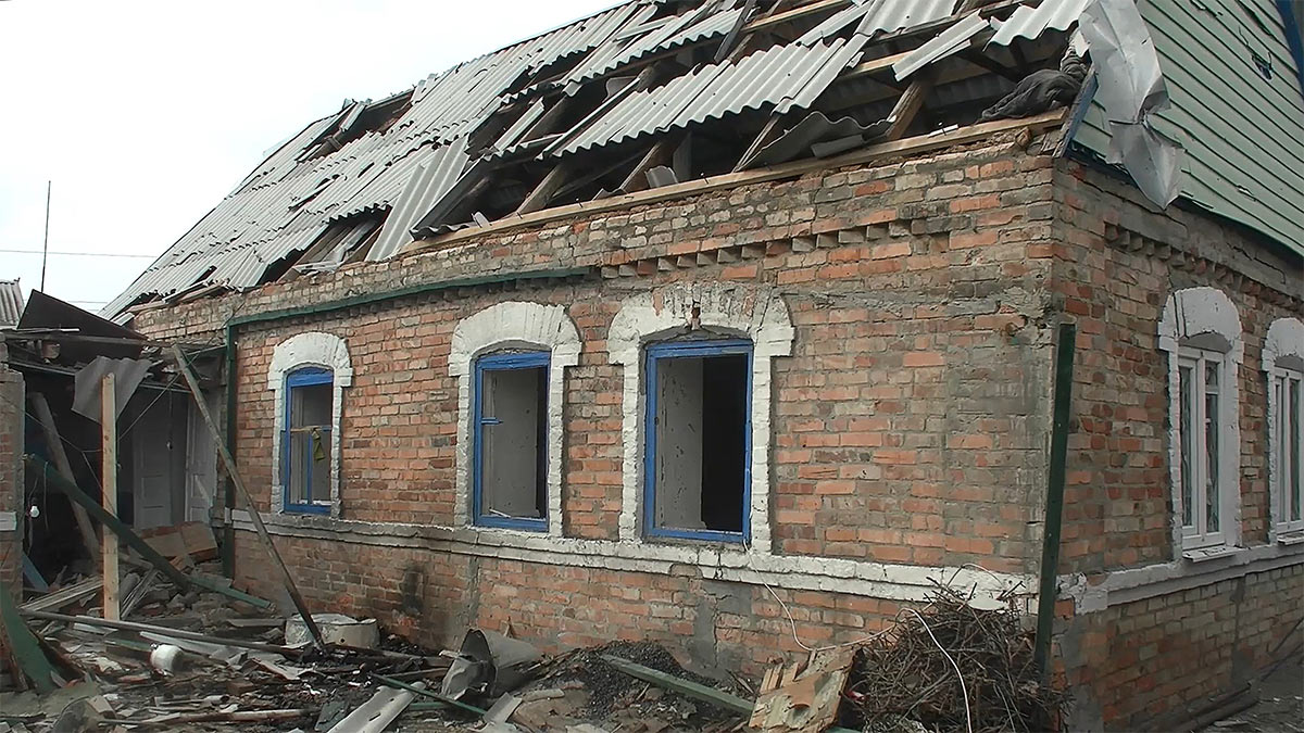 Последствия удара ВСУ по селу Пологи Запорожской области