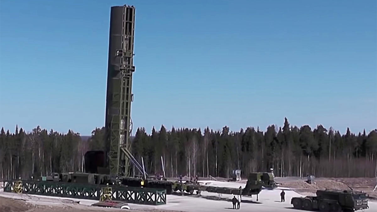 Испытания ракетного комплекса "Сармат"