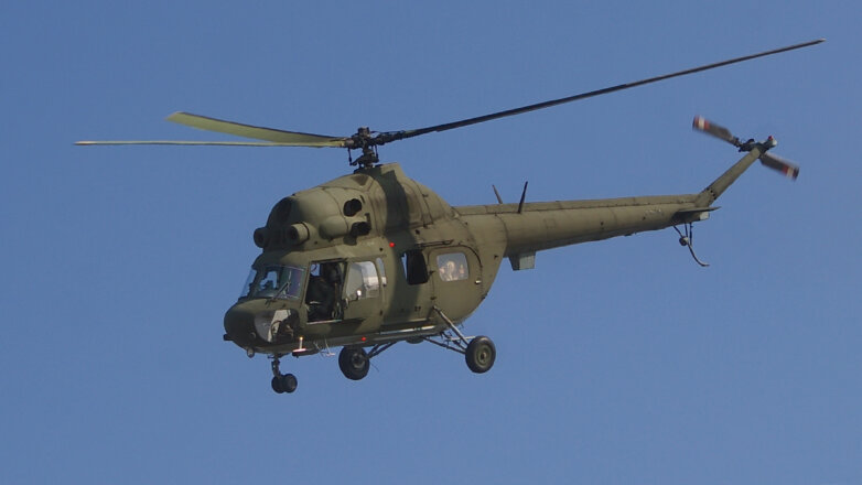 На Кубани упал вертолет Ми-2
