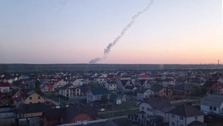 Система ПВО уничтожила беспилотник в небе рядом с Воронежем