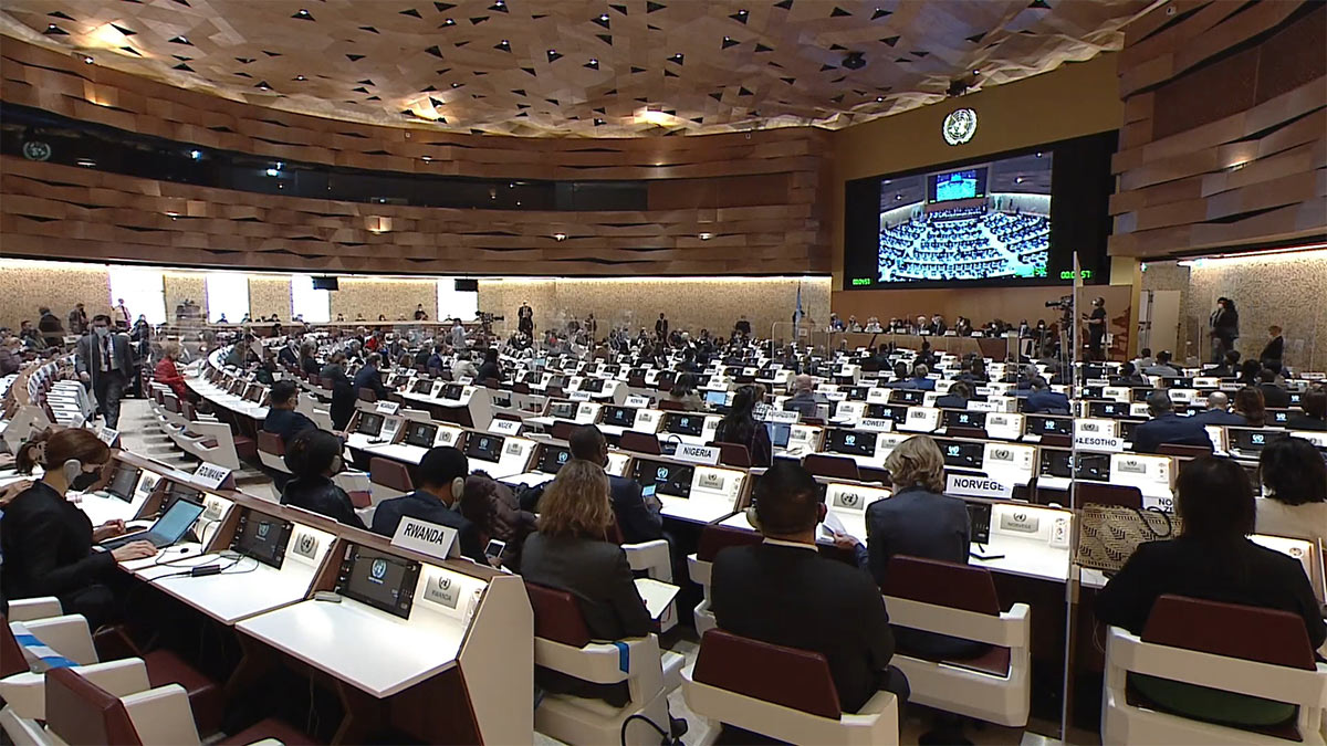 Заседание ЕСЧ ООН