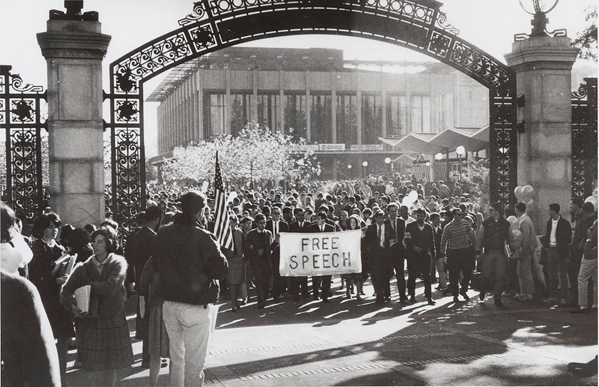 Движение «Свободное слово» в Калифорнийском университете в Беркли