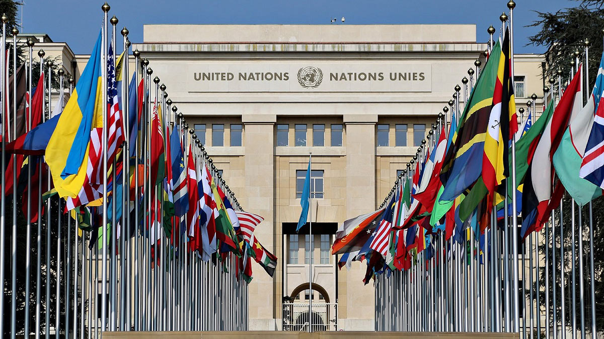 Дворец наций в Женеве, ООН