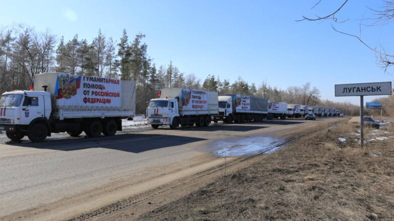 На Украину доставили более 21,5 тысячи тонн гуманитарной помощи из России