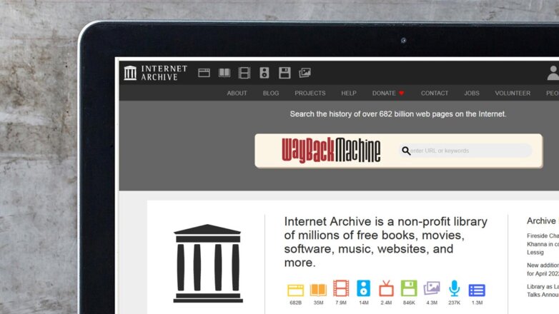 В России завели дело в отношении Internet Archive