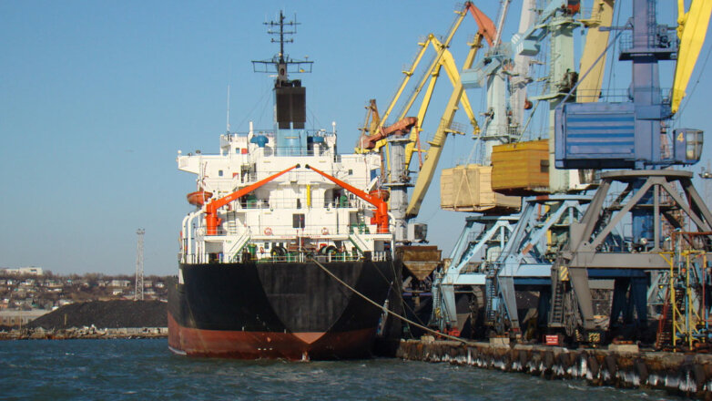 Из порта Бердянска вышло первое судно с зерном для дружественных стран