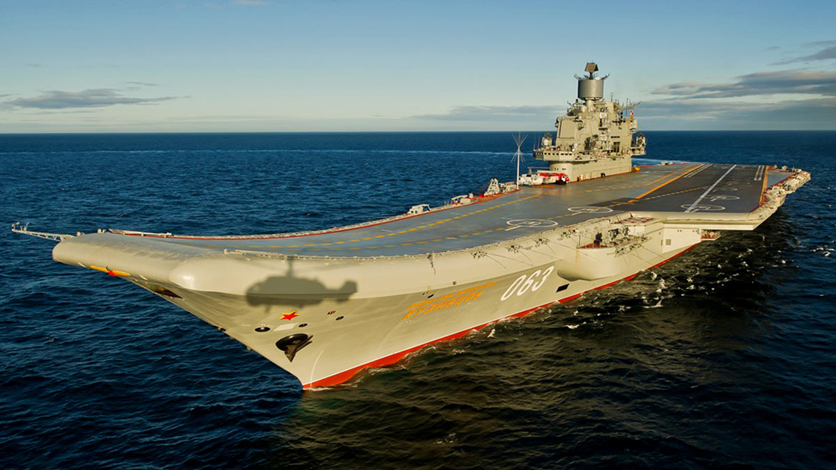 Российский авианосец "Адмирал Кузнецов"