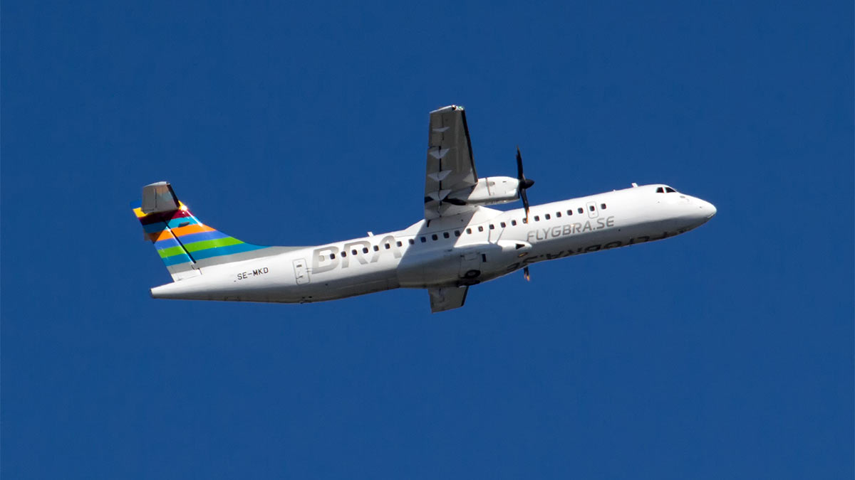 Самолет ATR 72-600 Braathens Regional Airlines