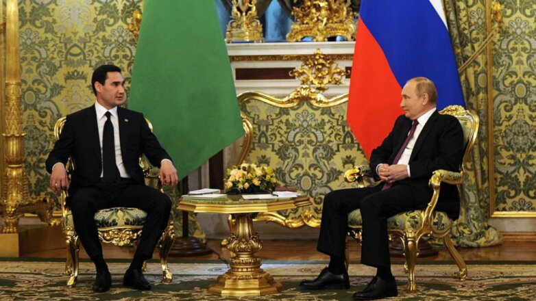 Путин и Бердымухамедов договорились расширять партнерство России и Туркмении