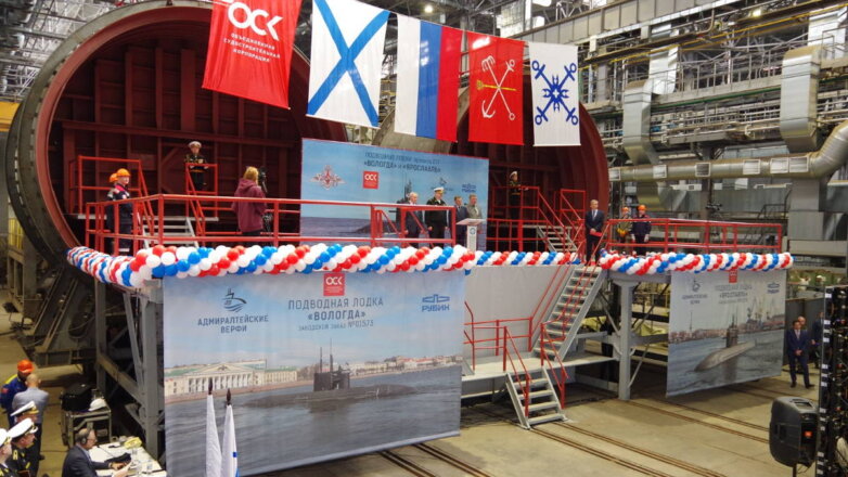 В Санкт-Петербурге в День России заложили две подводные лодки проекта "Лада"