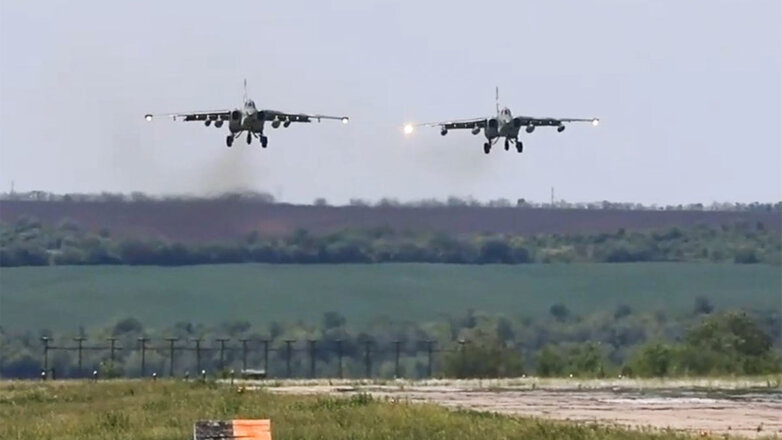 Боевая работа штурмовиков Су-25 ВКС России в ходе специальной военной операции