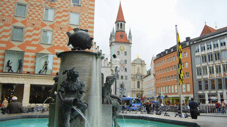 Для экономии газа в Мюнхене отключат фонтаны, подсветку ратуши и горячую воду в офисах