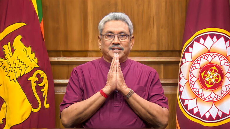 Президент Шри-Ланки Готабая Раджапакса подал в отставку